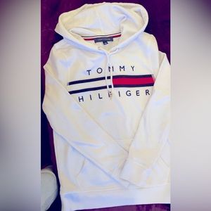 White Tommy Hilfiger Hoodie